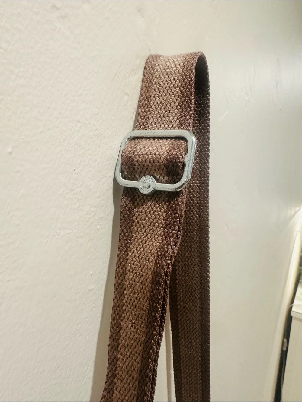 Genuine Kipling Albena Small Crossbody Bag - Dusty Taupe w/ keychain attached - Picture 7 of 9